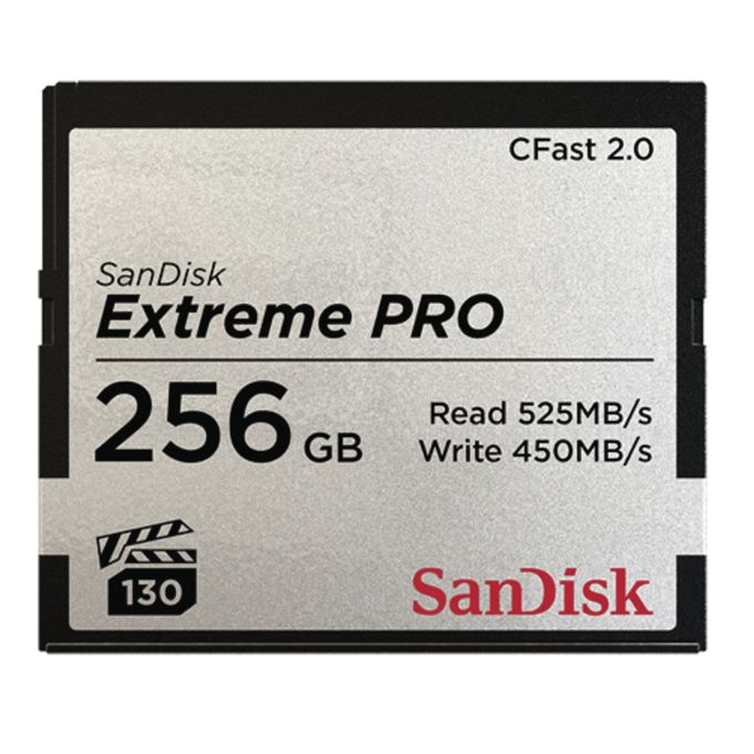 SanDisk Extreme Pro CFAST 2.0 256GB 525MB/s VPG130