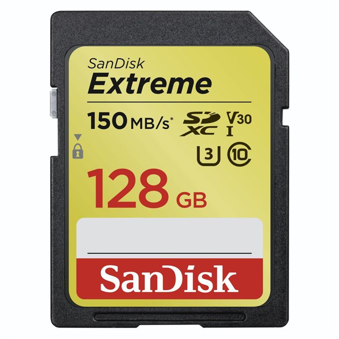 SanDisk Extreme SDXC 128GB 180MB/s C10 V30 UHS-I U3