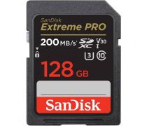 SanDisk Extreme Pro SDXC 128GB 200MB/s C10 V30 UHS-I U3 - obrázek
