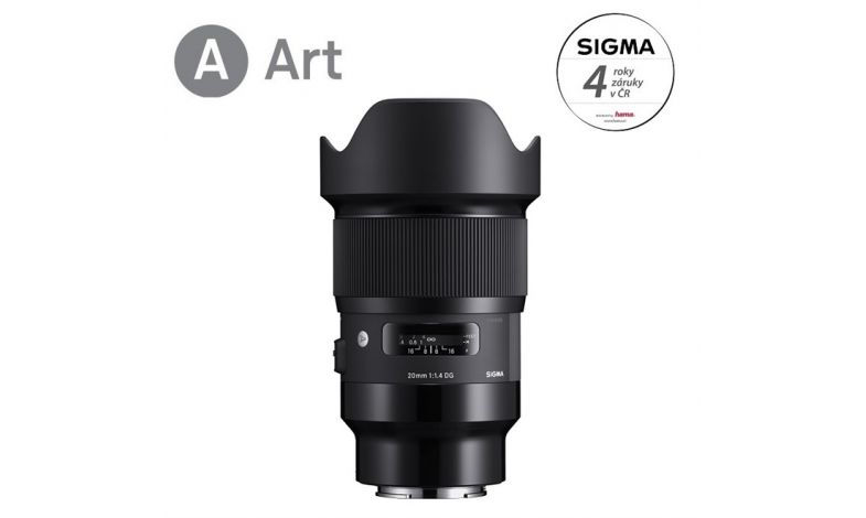 Sigma 20mm f/1,4 DG HSM Art pro Sony E