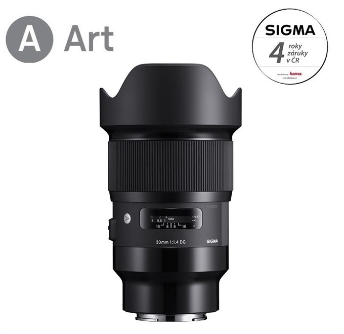 Sigma 20mm f/1,4 DG HSM Art pro Sony E