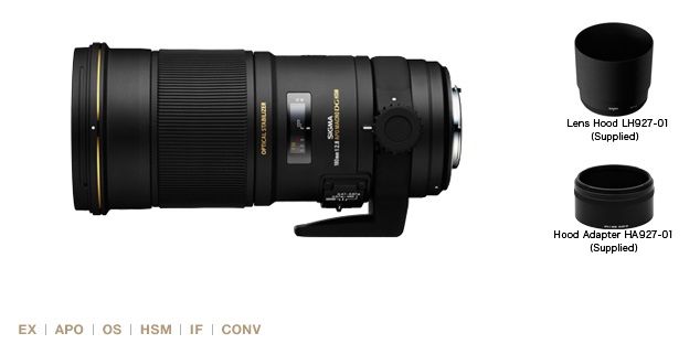 Sigma 180mm F2,8 APO MACRO EX DG OS HSM pro Canon EF 