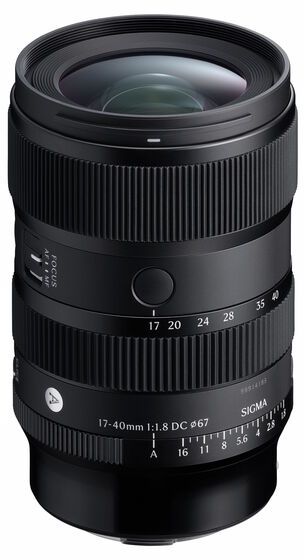 SIGMA 17-40mm F1.8 DC Art pro Fujifilm X