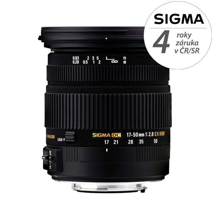 Sigma 17-50mm f/2,8 EX DC OS HSM pro Nikon