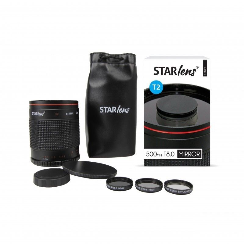 Starlens katadioptrický objektiv 500mm F8 bajonet T2 