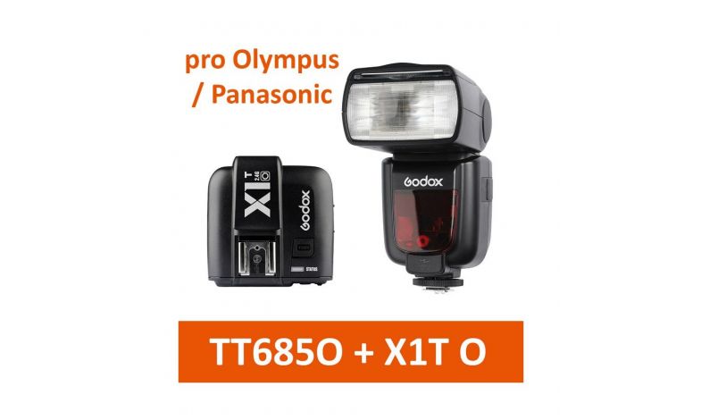 Godox TT685O + X1T O pro Olympus/Panasonic